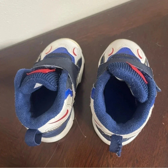 Nike Air Max Speed Turf Size 6C Blue White Velcro Baby Toddler - Picture 6 of 11